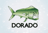 โลโก้ร้านขายเหยื่อตกปลา DORADO