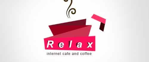โลโก้ร้านกาแฟ Relax Coffee